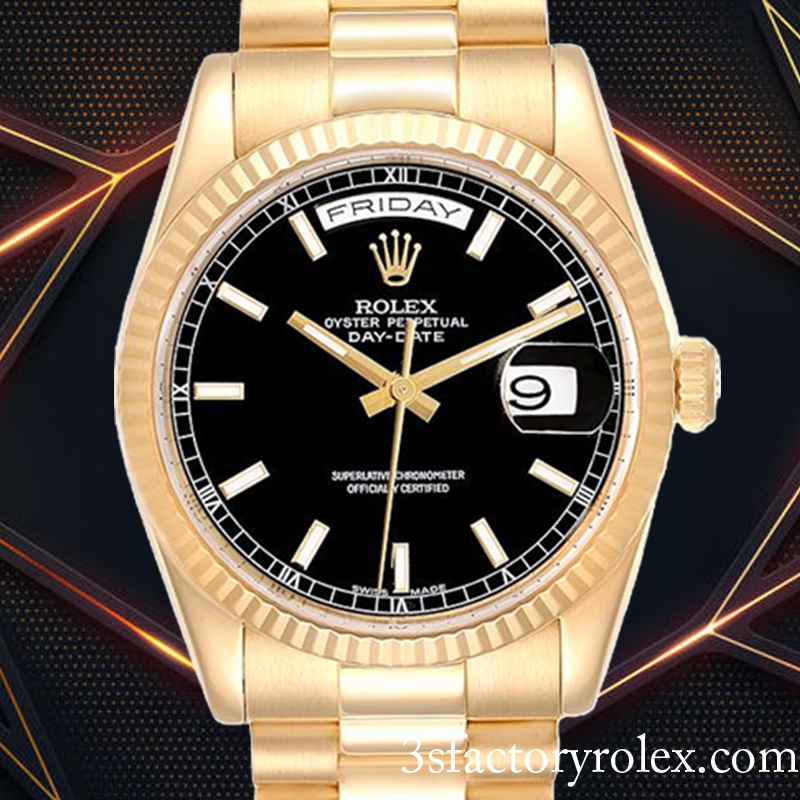 3S Rolex Day Date 118238BKSP Men s Rolex Calibre 2836 2813